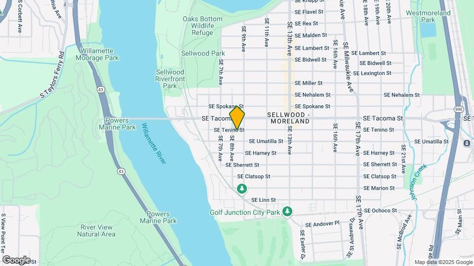 810-816 SE Tenino St Mapa y Detalles de la Ubicación