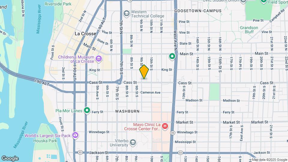 905 Cass St Mapa y Detalles de la Ubicación