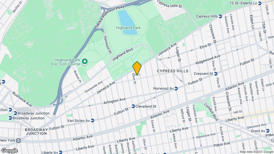 105 Ridgewood Ave, Unit 1 Mapa y Detalles de la Ubicación