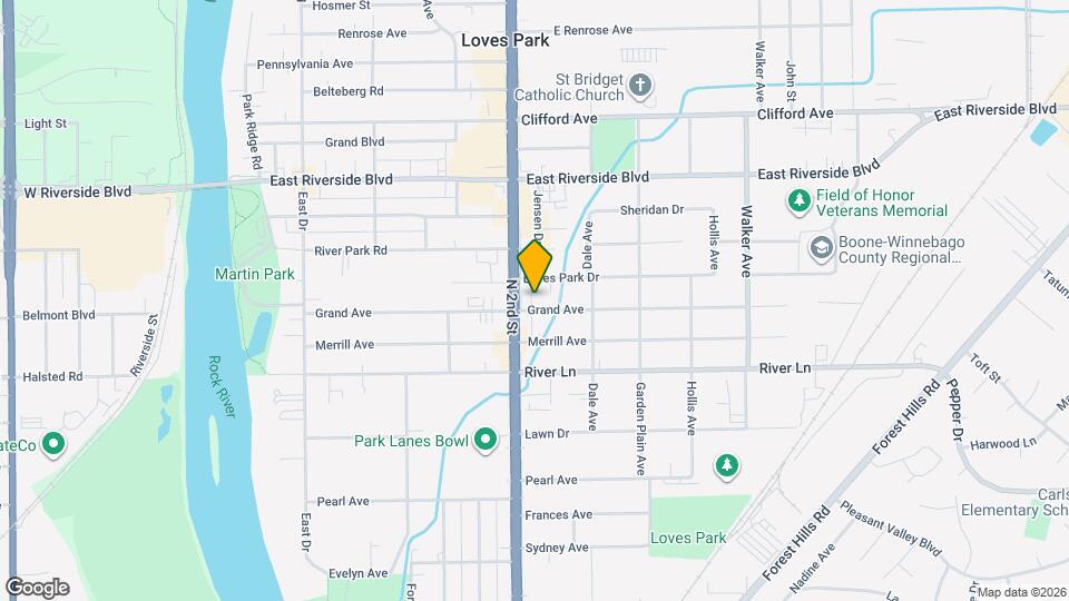 508 Grand Ave Map and Location Details