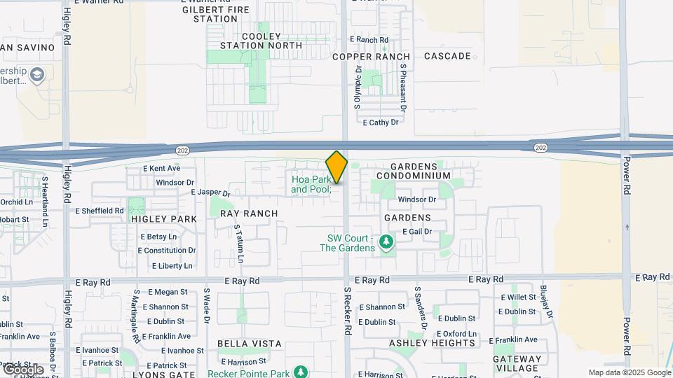 1341 S Joshua Tree Ln Map and Location Details