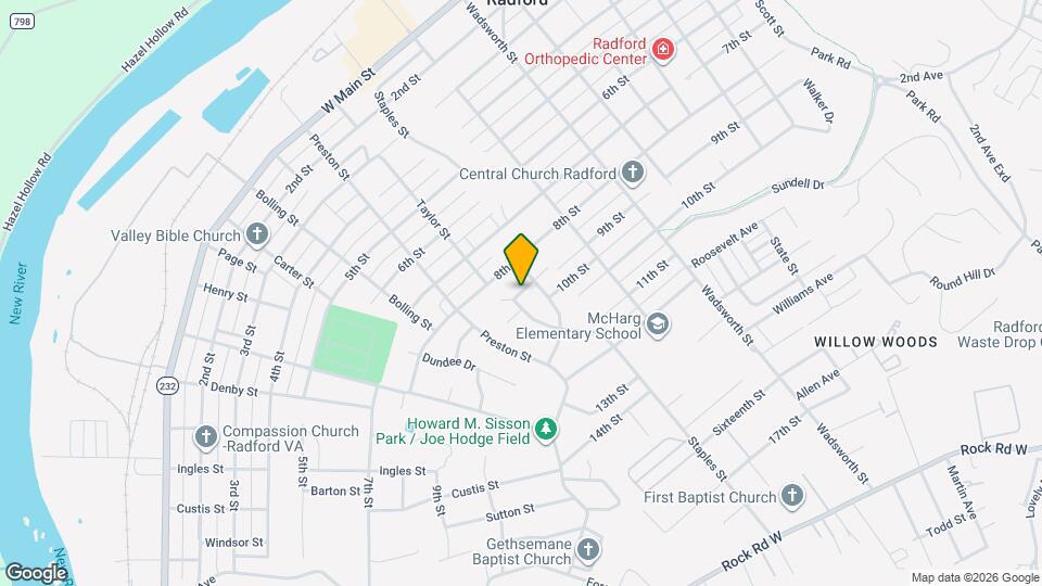 816 9th St Map and Location Details