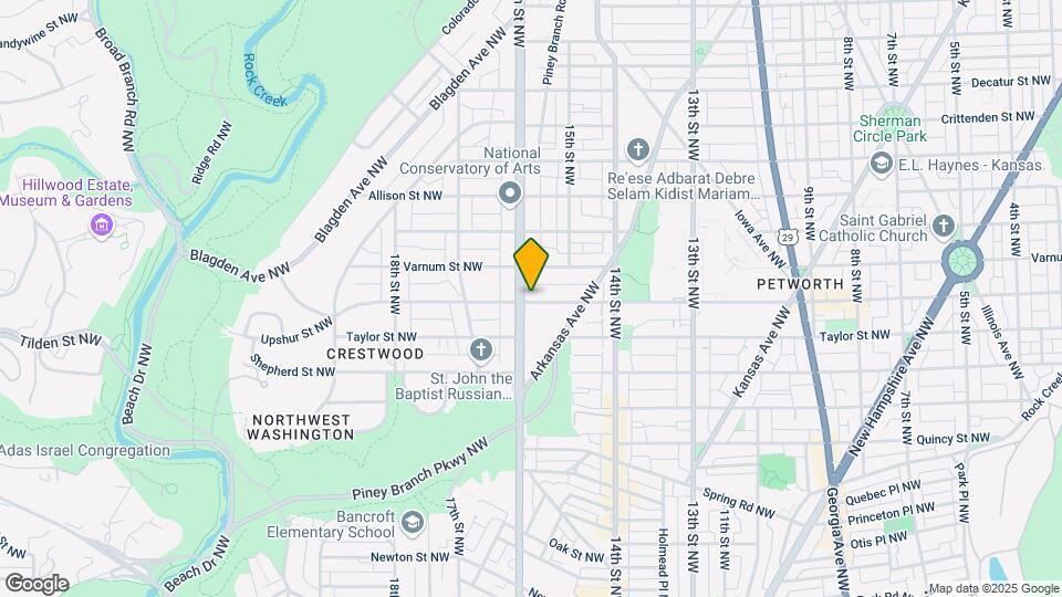 4201 16th St NW Map and Location Details