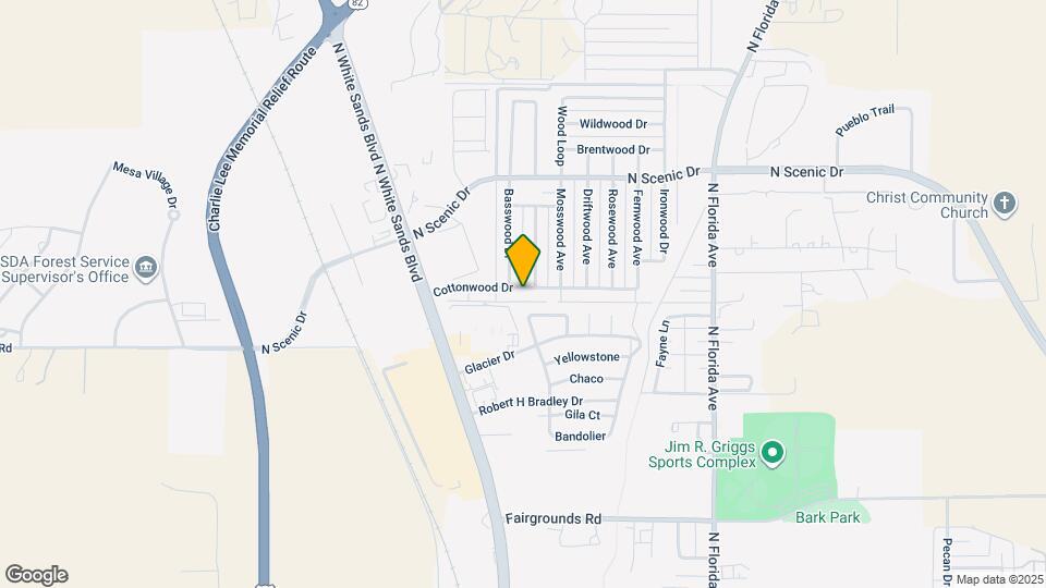 210 Cottonwood Dr Mapa y Detalles de la Ubicación