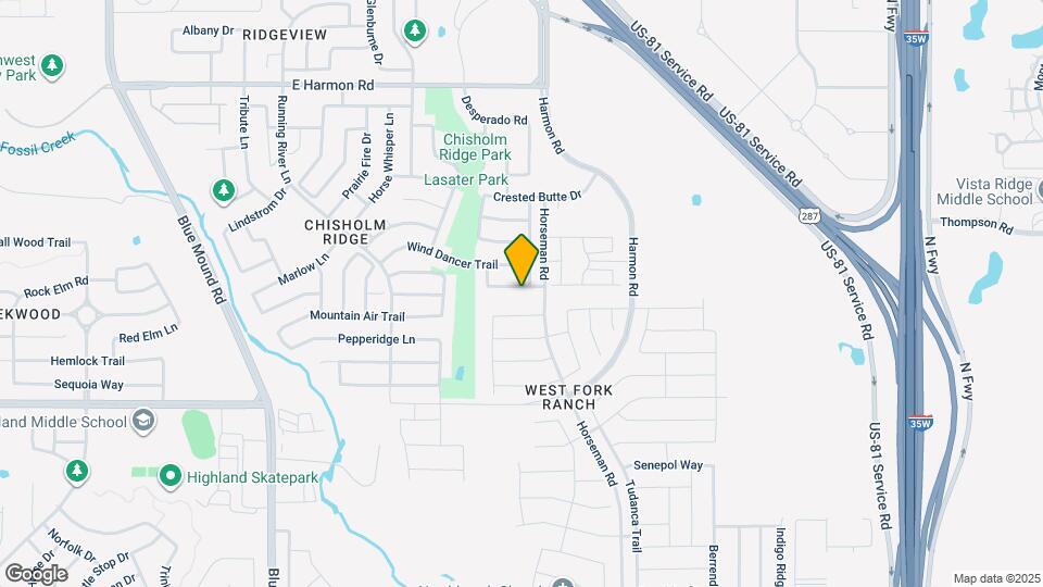 1812 White Feather Ln Map and Location Details