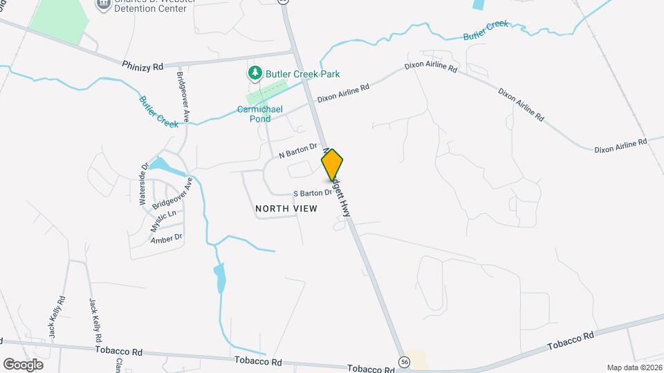 1864 S Barton Dr Map and Location Details