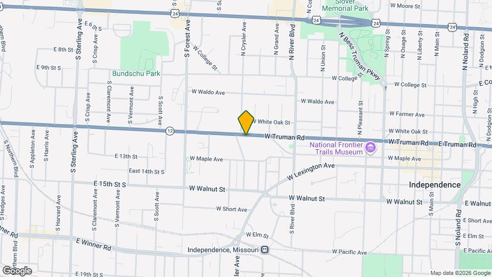 1217 W Truman Rd Map and Location Details