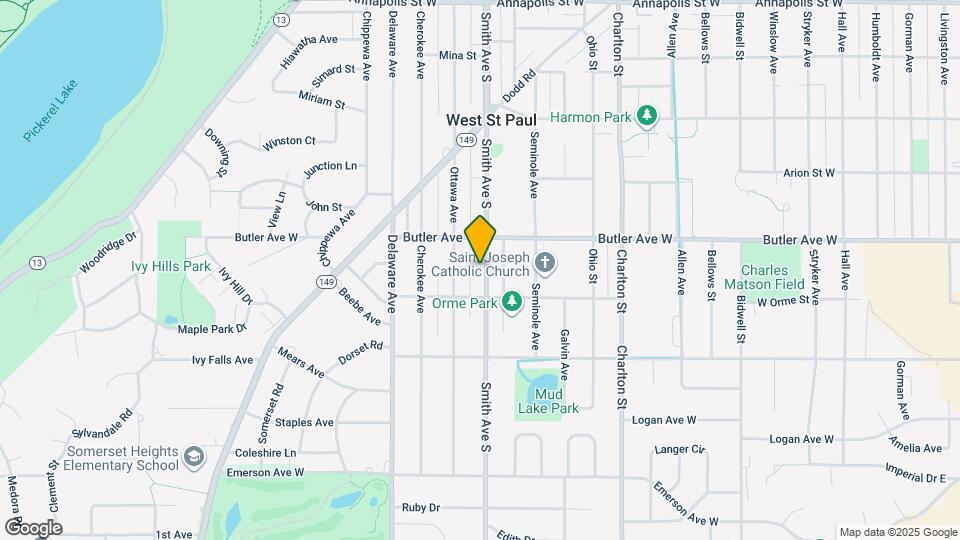 1149 Smith Ave S Map and Location Details