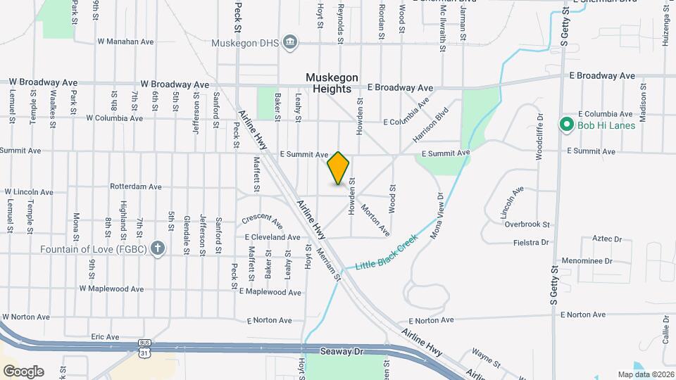 232 E Lincoln Ave Map and Location Details