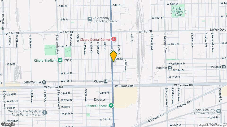 1911 S Cicero Ave Map and Location Details