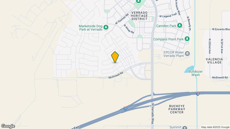 20992 W Coronado Rd Map and Location Details