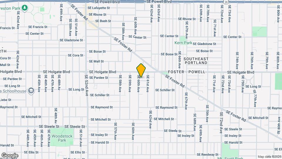 4542 SE 60th Ave Map and Location Details