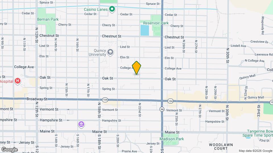 2067 Oak St Map and Location Details