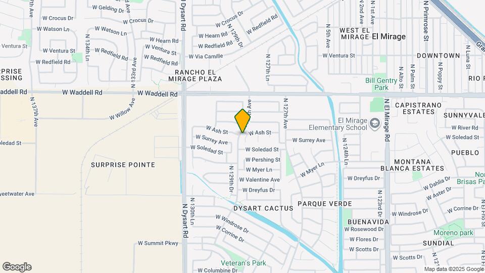 12824 W Ash St Mapa y Detalles de la Ubicación