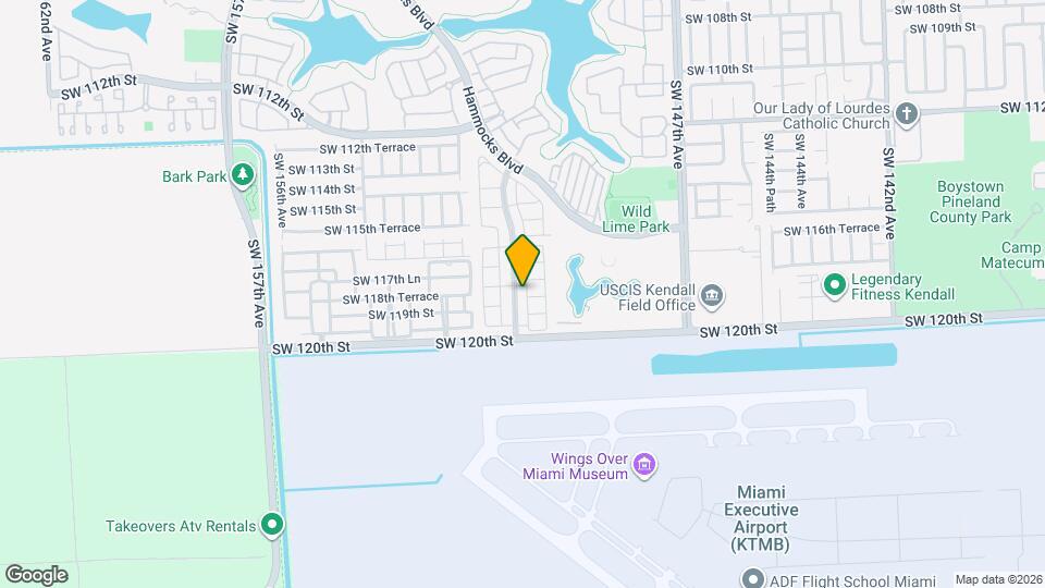 11834 SW 151 Ave Map and Location Details