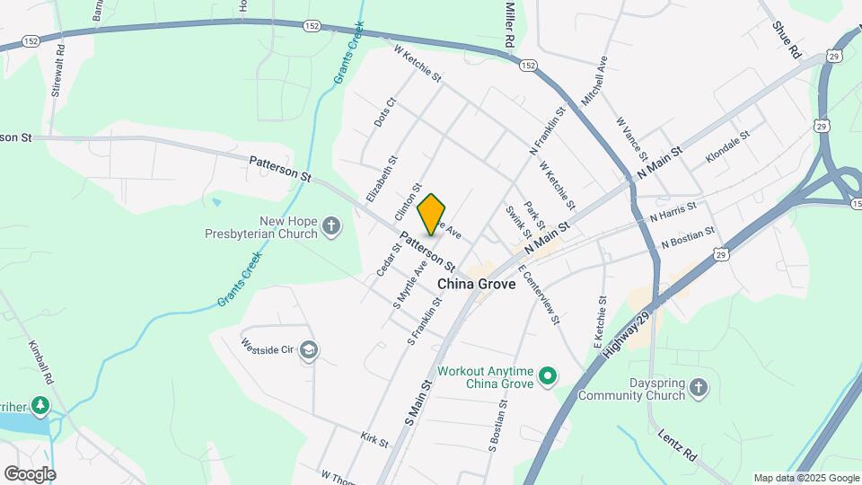 402 Patterson St Map and Location Details