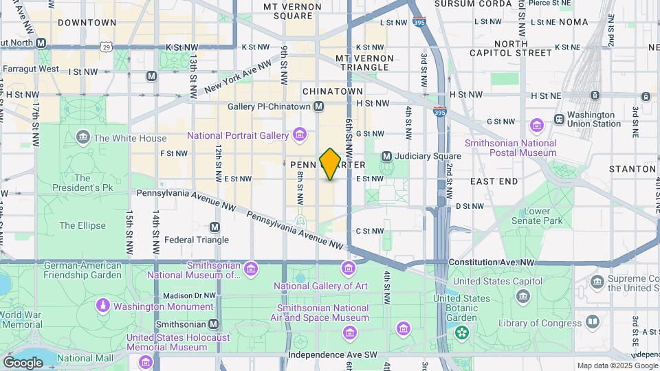616 E St Map and Location Details