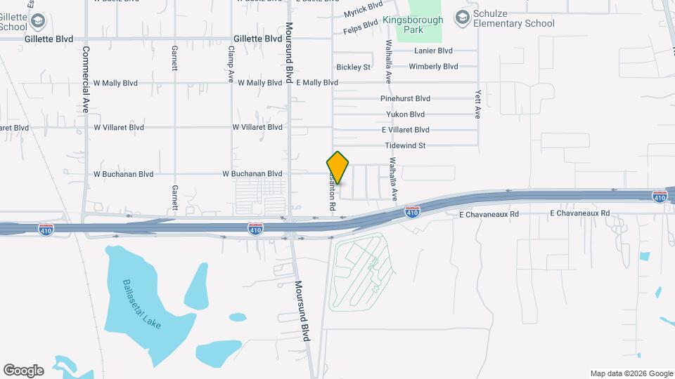 9651 Pleasanton Bluff Map and Location Details