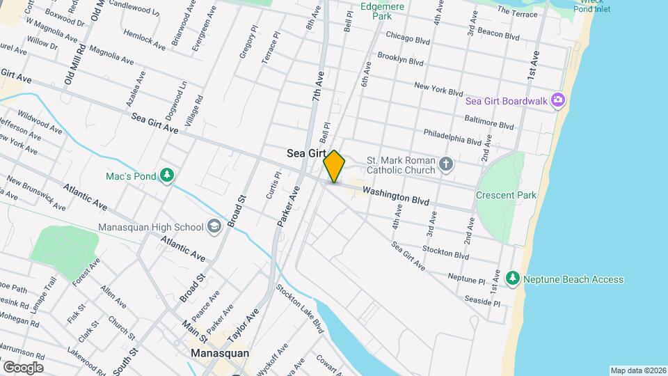 548 Washington Blvd Map and Location Details