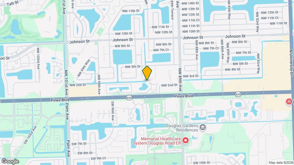 9218 NW 1st St Map and Location Details