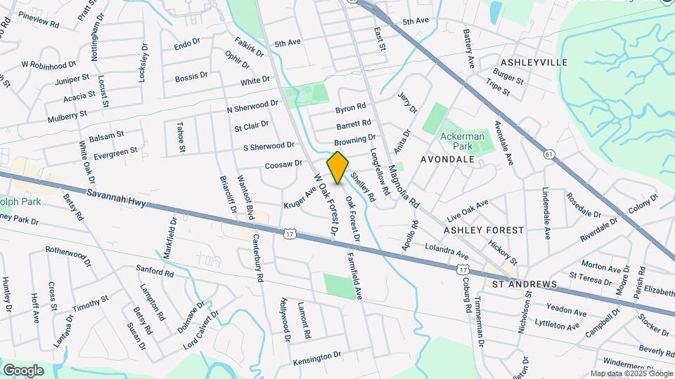 27 1/2 Oak Forest Dr Map and Location Details