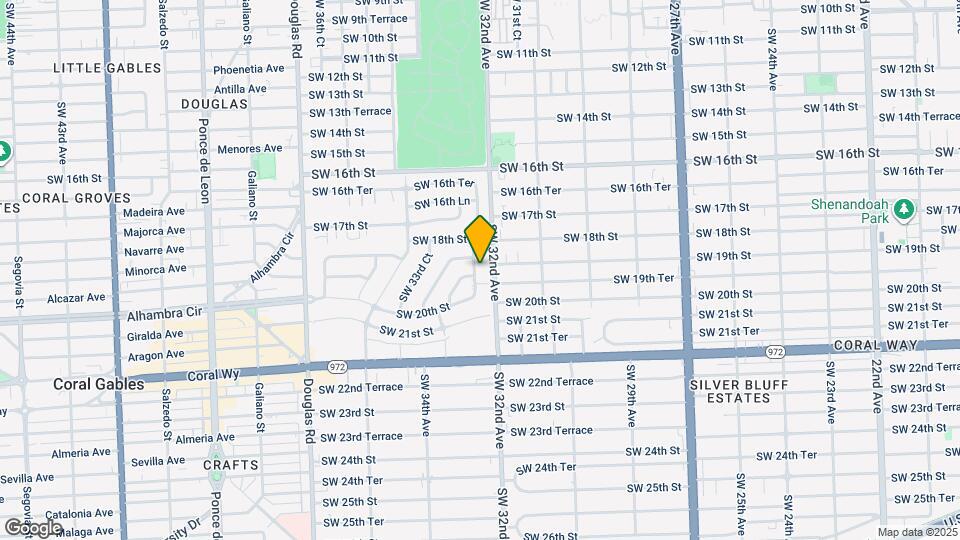 1921 SW 32nd Ct Map and Location Details
