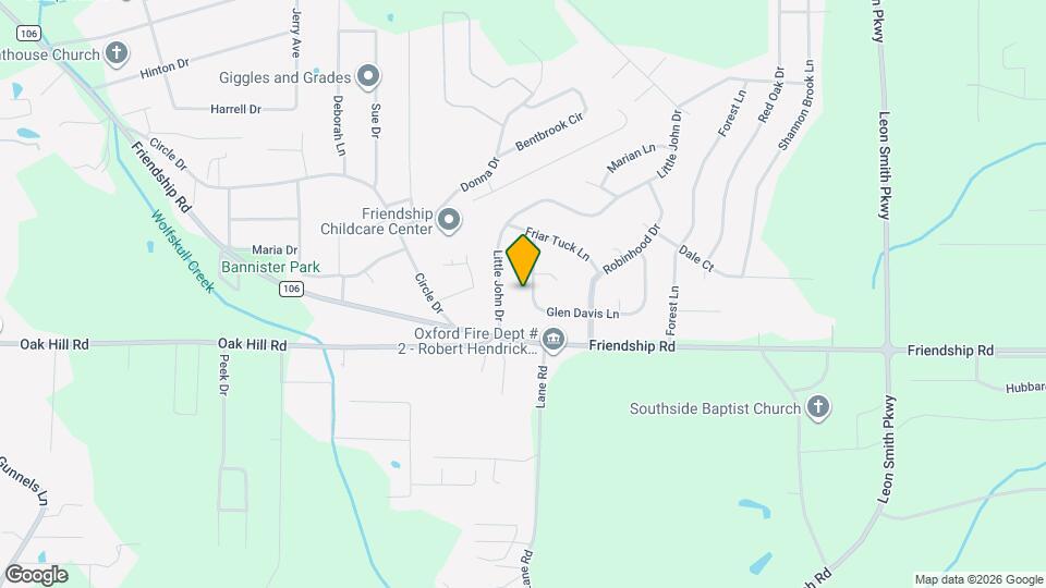 1911 Glen Davis Ln Map and Location Details