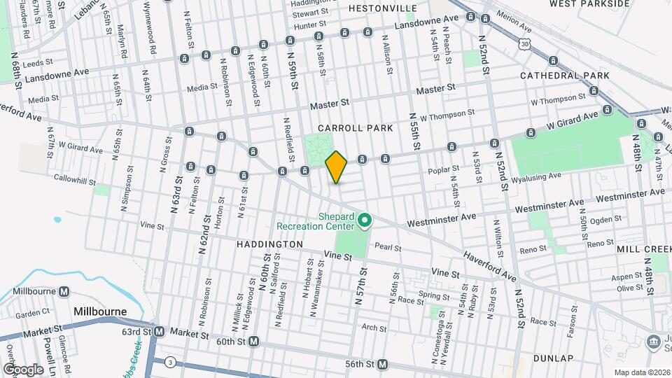 522 N 58th St Map and Location Details
