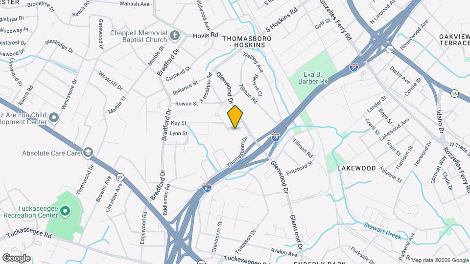 617 Key St Map and Location Details