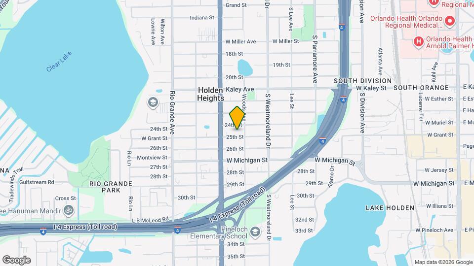 1217 25th St Map and Location Details