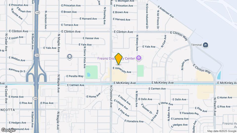 4831 E University Ave Map and Location Details