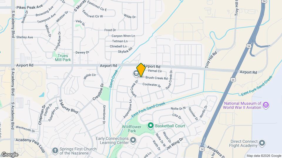 4107 Brush Creek Rd Map and Location Details