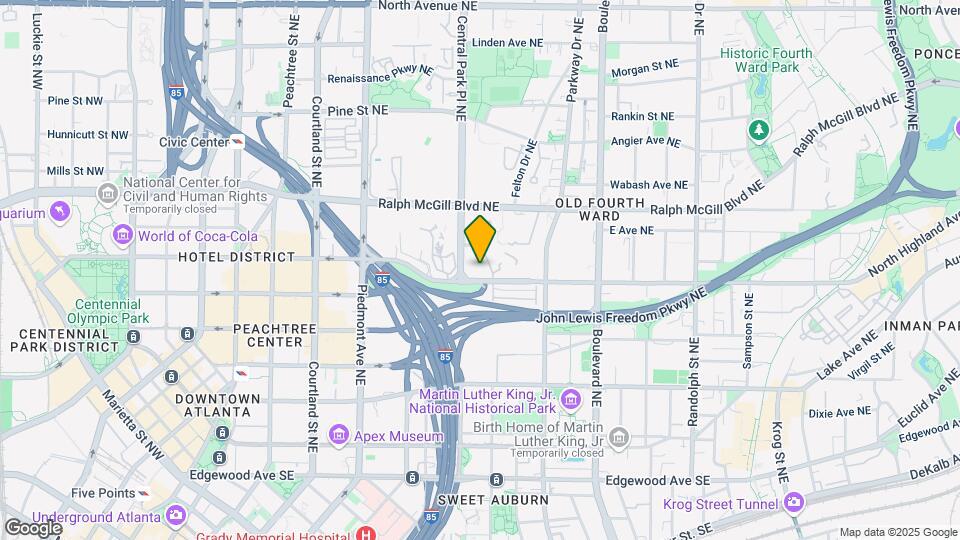 405 McGill Park Ave NE, Unit 405 Map and Location Details