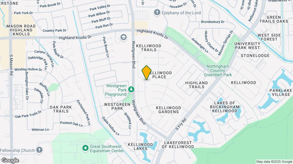 2203 Centerbrook Ln Map and Location Details