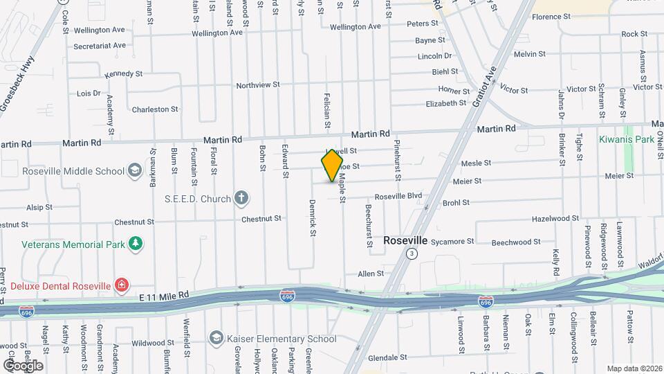 17366 Tennyson St Map and Location Details