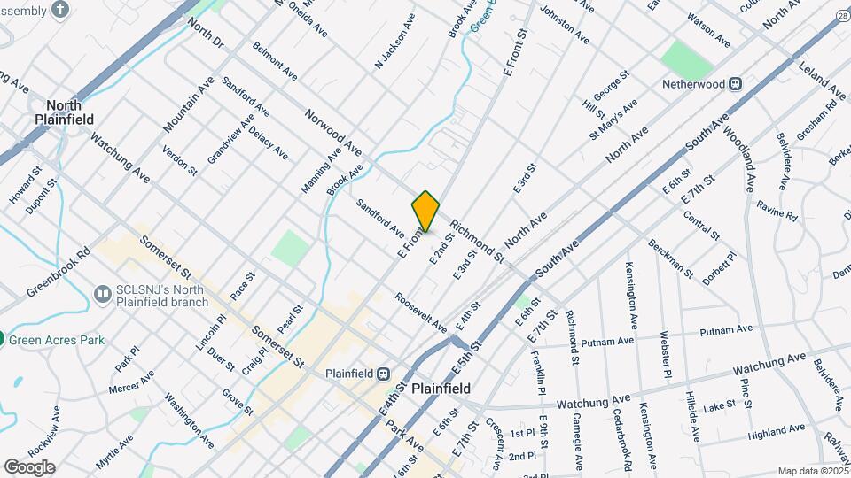 Plainfield Apartments Mapa y Detalles de la Ubicación