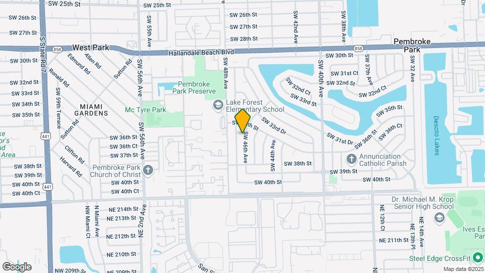 3630 SW 46th Ave Map and Location Details
