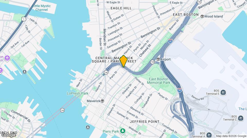 113 Porter St, Unit 1 Map and Location Details