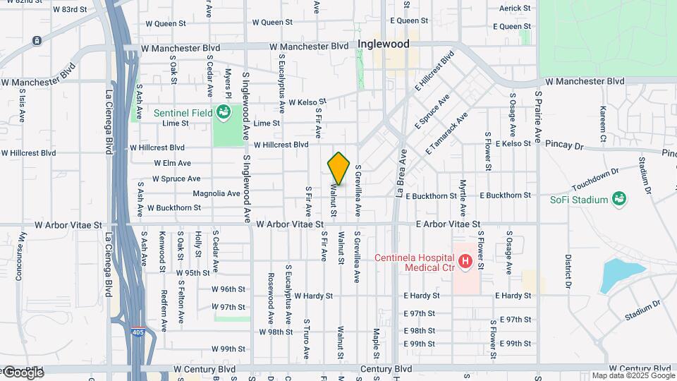 720 Walnut St Map and Location Details