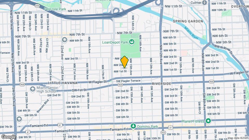 1551 NW 1st St Map and Location Details