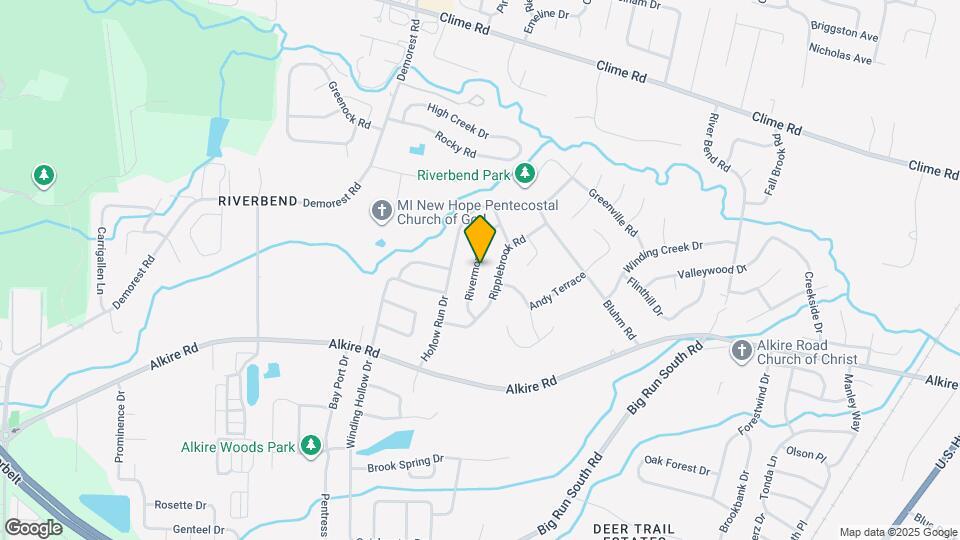 1722 Rivermont Rd Map and Location Details