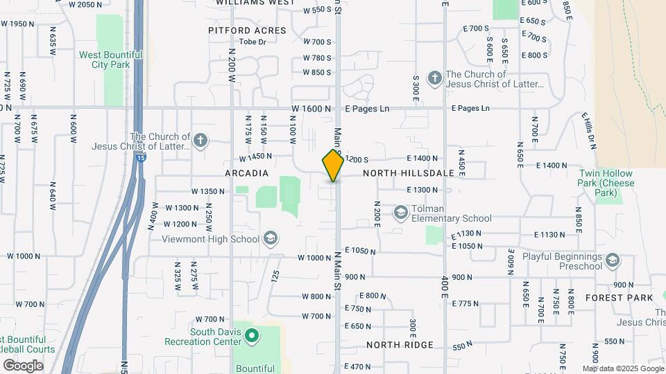 1283 N Main St Map and Location Details