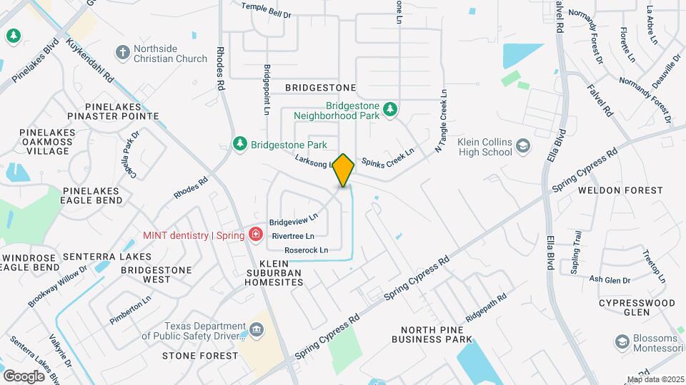 4607 Bridgeview Ln Map and Location Details