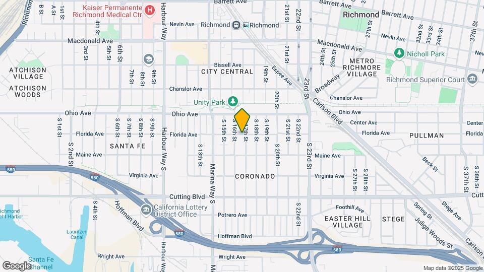 1618 Florida Ave Mapa y Detalles de la Ubicación