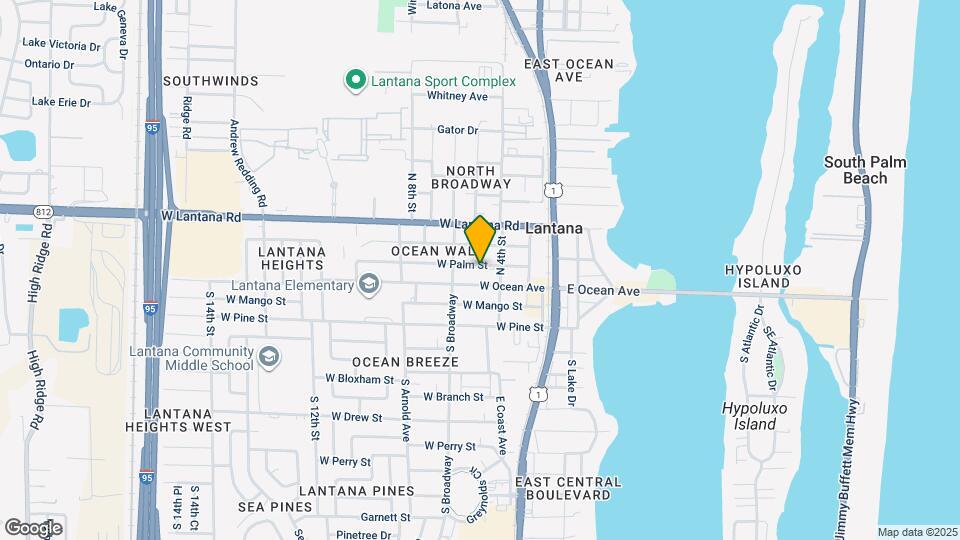 420 W Palm St Map and Location Details