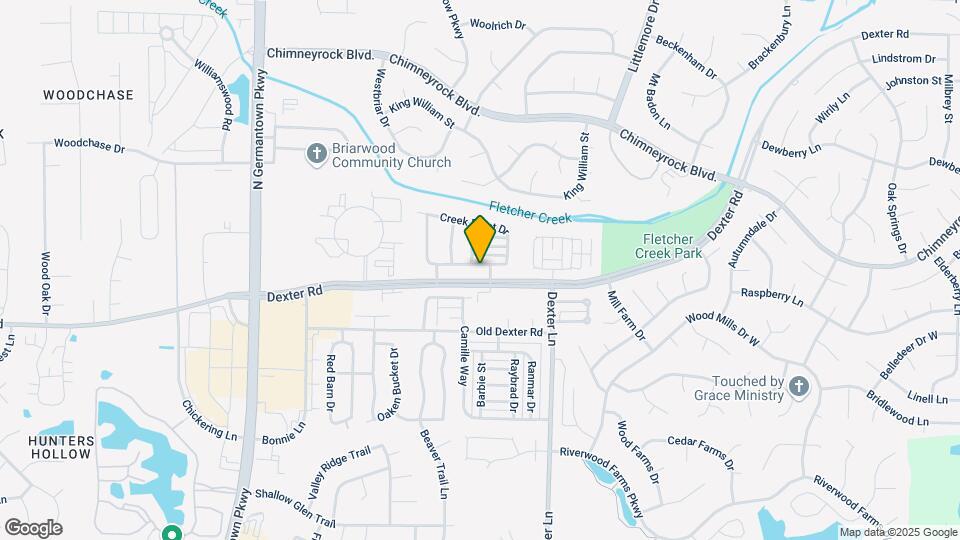 8399 Bridge Creek Dr Map and Location Details
