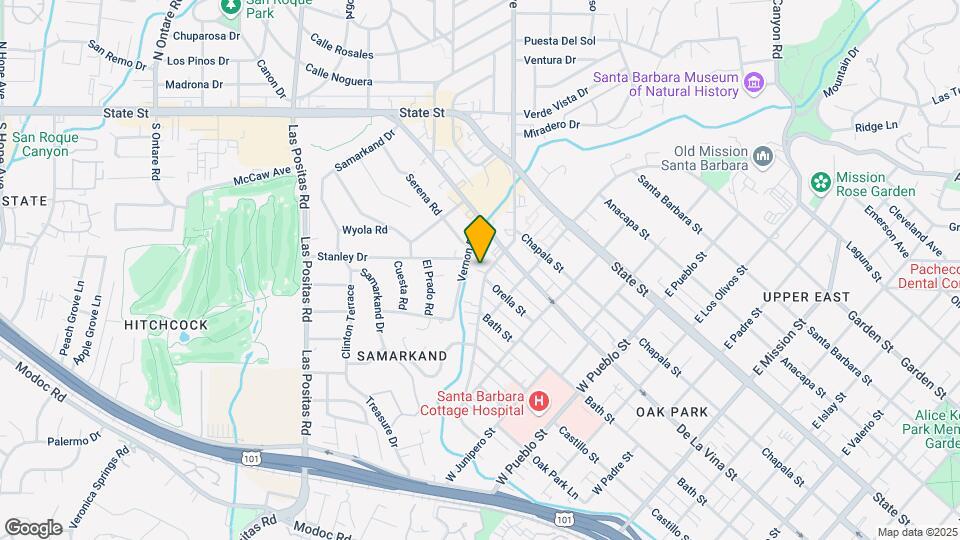 228 W Alamar Ave Map and Location Details