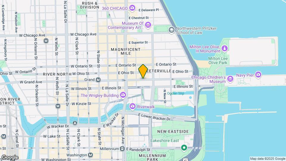 223 E Grand Ave Mapa y Detalles de la Ubicación