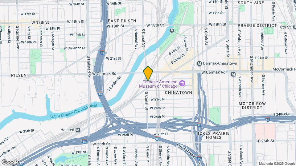 2229-2245 S Canal St Mapa y Detalles de la Ubicación