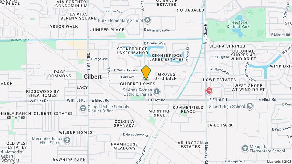 405 E Bruce Ave Map and Location Details